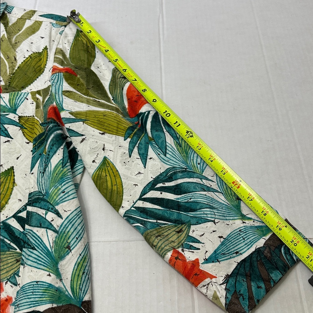 LifeStyle Tropical Button Down Jacket Womens Size XL‎ Resortwear Vacation Beach - Picture 10 of 10